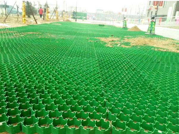 Plastic Grass Paver Grid construction