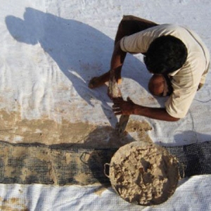 Construction of bentonite waterproof blanket